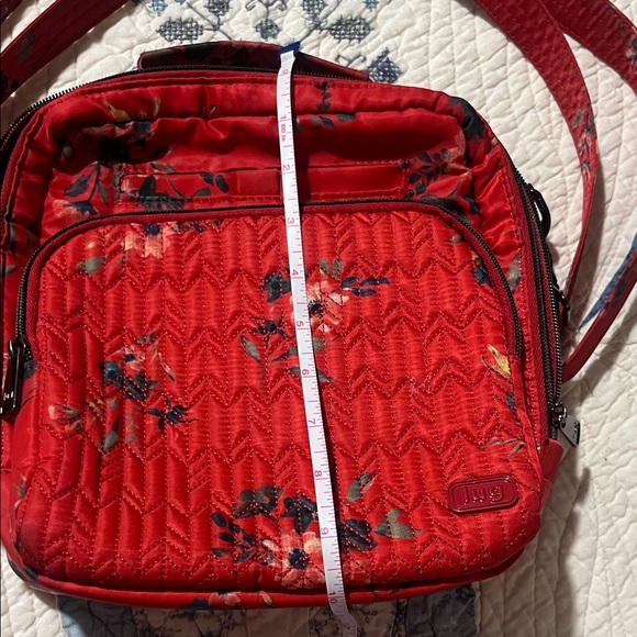 Lug Red Floral Crossbody and Wallet - Picture 14 of 16